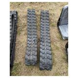 NEW ZJZ Set of Mini Excavator Rubber Tracks