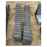 NEW ZJZ Set of Mini Excavator Rubber Tracks