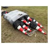 NEW ZJG 250ct Traffic Cones