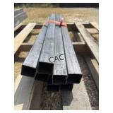 7pc 1 1/2'x 1 1/2' Square Tubing