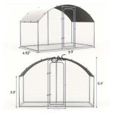 NIB 10'X5'X6' Large Metal Chicken Coop