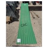 Tuftex 12' Green Vinyl Corrugated Panels