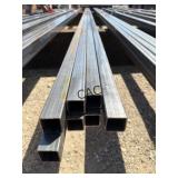 8pc 1 1/2'x1 1/2'x21' 11GA Square Tubing