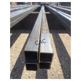 4pc 1 1/2'x1 1/2'x21' 11GA Square Tubing