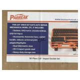 NEW PaBreak 50pc 3/8' Impact Socket Set