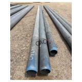 3pc 4 1/2'x20' Galvanized Steel Pipe