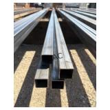 4pc 1 1/2'x1 1/2'x21' 11GA Square Tubing