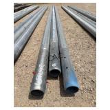 3pc 4 1/2'x20' Galvanized Steel Pipe