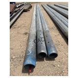 3pc 4 1/2'x20' Galvanized Steel Pipe