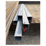7pc 2 1/2'x2 1/2ï¿½x10ï¿½ Galvanized Square Tubing