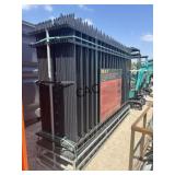 NEW MAY 22pc 6'x10' Wrought Iron Fencing