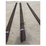 25pcs of 20' Rebar Metal