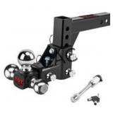 NEW TYT Adjustable Tri-Ball Trailer Hitch