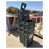 Lot of 8 Recycling Bins