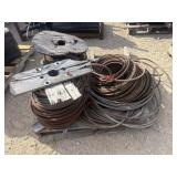Lot of Assorted Sz HD Steel Wire Rope 300'/Roll