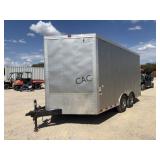*2013 Cargo Craft 16'x8' T/A Cargo Trailer