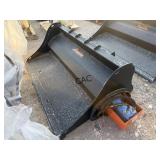 NEW PA Break Skid Steer Power Rake Bucket