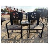 NEW Texas Double Rocking Chair