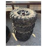 Lot of 4 Carisle 230/80R12 UTV Tires