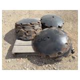 Pallet Lot of Approx. 45 Notched Disc Blades