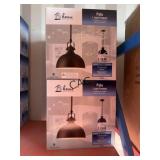 Lot of 4 Polo 1 Light Pendant Bronze