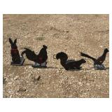 Lot of 4 Mini Big Daddy Shooting Targets