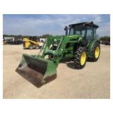 John Deere 5075E Cab/Air 4WD w/JD520M w/Loader