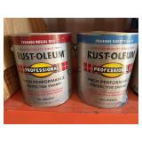Rust-O-Leum 1 Gal Regal Red & Safety Blue Paint