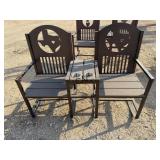 NEW Texas Double Rocking Chair