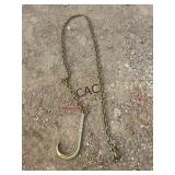 5/16'x8' G70 J-Hook Recovery Chain