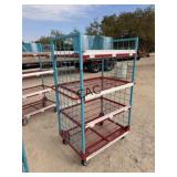HD Rolling Cart w/4 Shelves