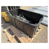 Tote Full of ATV Parts
