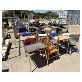 HUGE Lot of Assorted Desks & Chairs