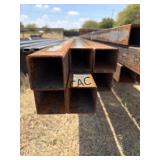 6pc 12ga 2 1/4'X2 1/4'X20' Square Tubing