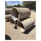 Lot of 3- 4' Concrete Culverts