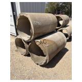 Lot of 3- 4' Concrete Culverts