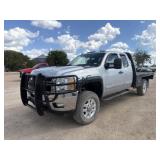 *2013 Chevrolet 2500HD Ext Cab 4WD Diesel Flatbed