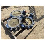 Lot of 3 Butterfly Valves