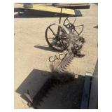 Antique Sickle Cutter Yard Art