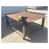 HD Steel Work Table w/Vice