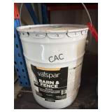 NEW 5 Gal Valspar Barn & Fence Black Paint