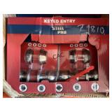 Lot of 3 Steel Pro Keyed Entry Sets