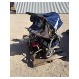 Lot of Assorted Bikes, Stroller and Side Carts