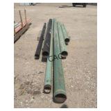 Lot of Assorted Size Steel Pipe