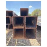 5pc 12ga 2 1/4'X2 1/4'X20' Square Tubing