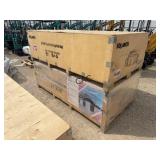 NEW SD Lanch SDL4230TGMS Triple Garage Metal Shed