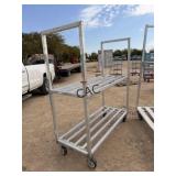 HD Aluminum Rolling Cart w/2 Shelves