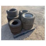 4 Sets of  Assorted Zero Turn Tires
