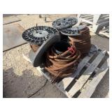 Lot of 4 Spools of HD Steel Wire Spools 300'/Spool