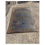 8'x4'x1/4' Steel Sheet